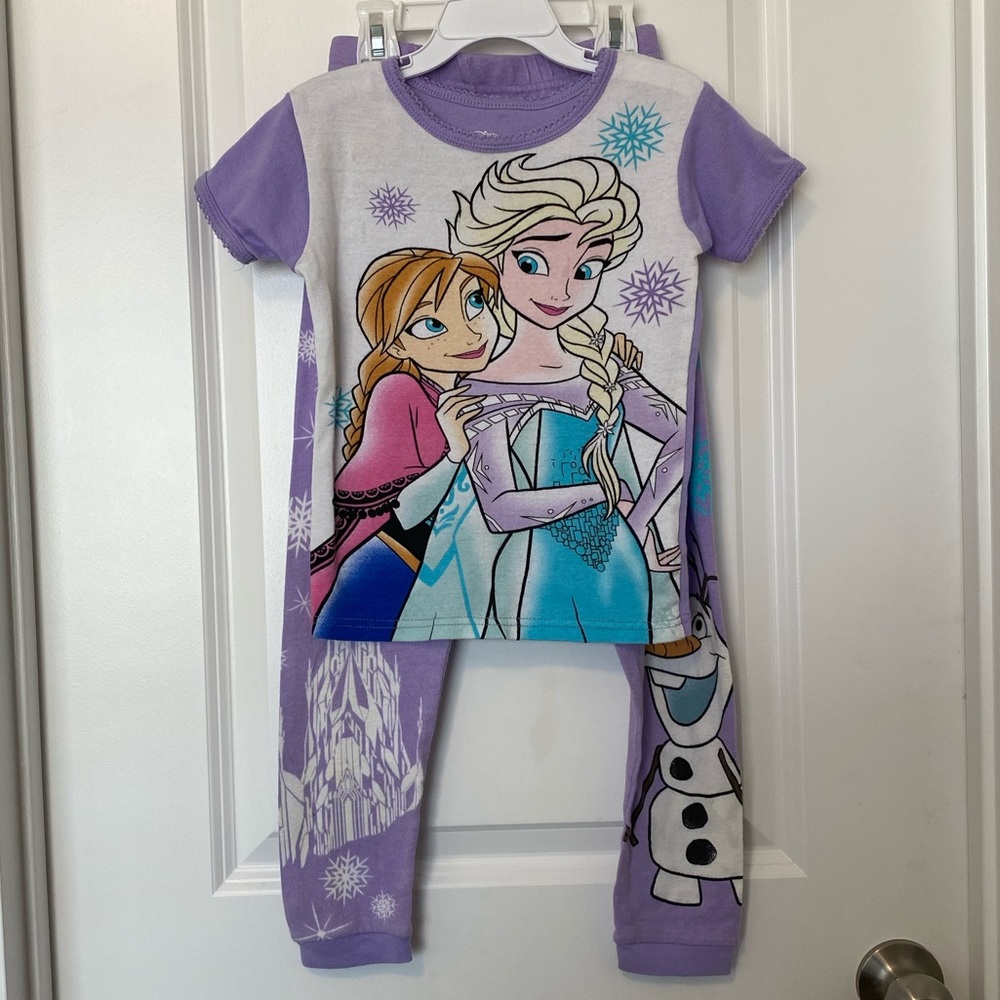 Disney Frozen Long Pajama Set | Girls Size 8